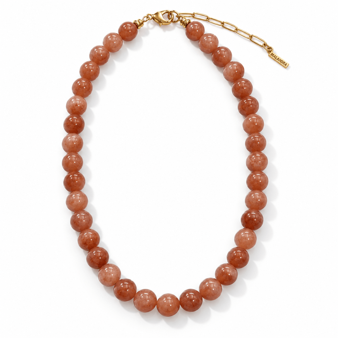 Ember Sunstone Terra Necklace - COLLARES - Malandra Jewelry - TC2729