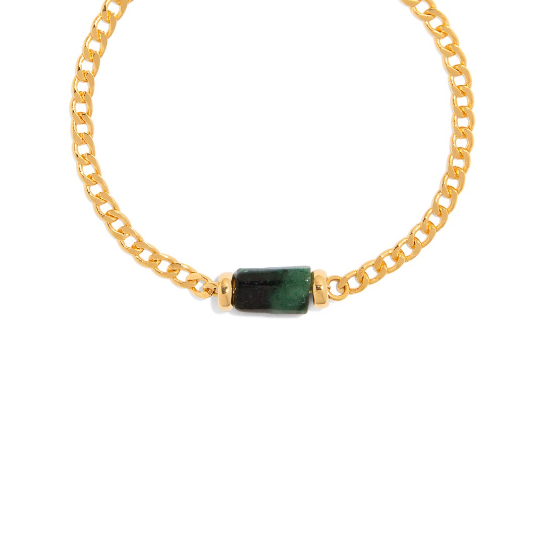 EMERALD AURA BRACELET - PULSERAS - Malandra Jewelry - TP1617