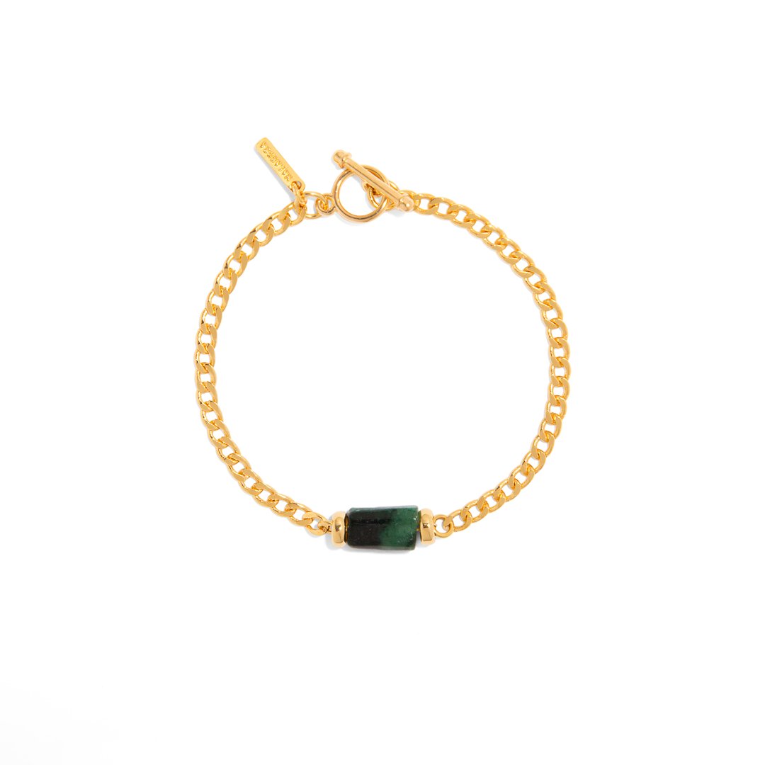 EMERALD AURA BRACELET - PULSERAS - Malandra Jewelry - TP1617