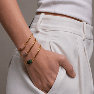 EMERALD AURA BRACELET - PULSERAS - Malandra Jewelry - TP1617