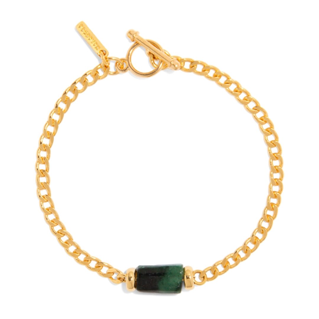 EMERALD AURA BRACELET - PULSERAS - Malandra Jewelry - TP1617