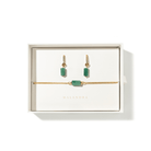 EMERALD AURA GIFT SET - SETS DE REGALO - Malandra Jewelry - SET118-TP1617 TA1627