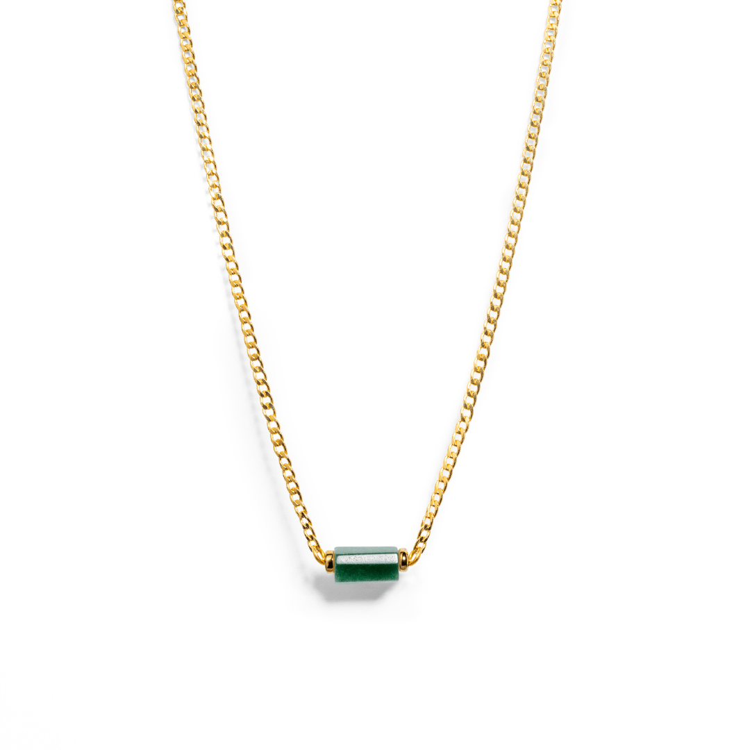 EMERALD AURA NECKLACE - COLLARES - Malandra Jewelry - TC1178