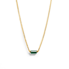 EMERALD AURA NECKLACE - COLLARES - Malandra Jewelry - TC1178