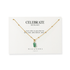 EMERALD GLOW NECKLACE - COLLARES - Malandra Jewelry - TC2278