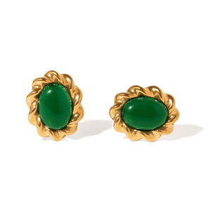 Emerald Heirloom Earrings - ARETES - Malandra Jewelry - EUWA701-JDE2408017-GN