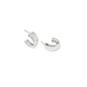 ESSENTIAL DAZZLING SILVER HOOP 9MM - ARETES - Malandra Jewelry - ICA520.P