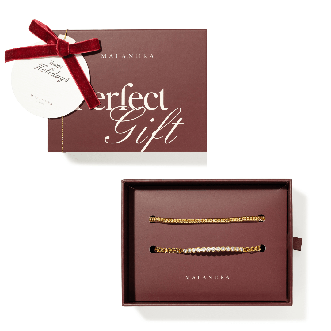 ESSENTIAL GOLDEN BRACELET GIFT SET - SETS DE REGALO - Malandra Jewelry - SET83 / ICP515 - ICP513