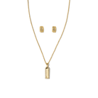 ESSENTIAL GOLDEN STAPLES GIFT SET - SETS DE REGALO - Malandra Jewelry - SET85 / ICA517 - ICC511