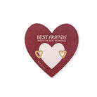 ESSENTIAL OUTLINE HEART STUDS - ARETES - Malandra Jewelry - VCA171-3980