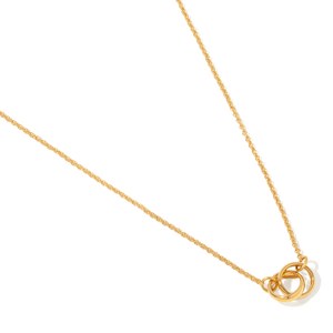 Eternal Interlock Duo Necklace - COLLARES - Malandra Jewelry - TC2650