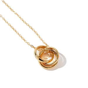 ETERNAL LOOP NECKLACE - COLLARES - Malandra Jewelry - VCC234 - 5550