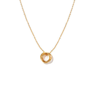 ETERNAL LOOP NECKLACE - COLLARES - Malandra Jewelry - VCC234 - 5550