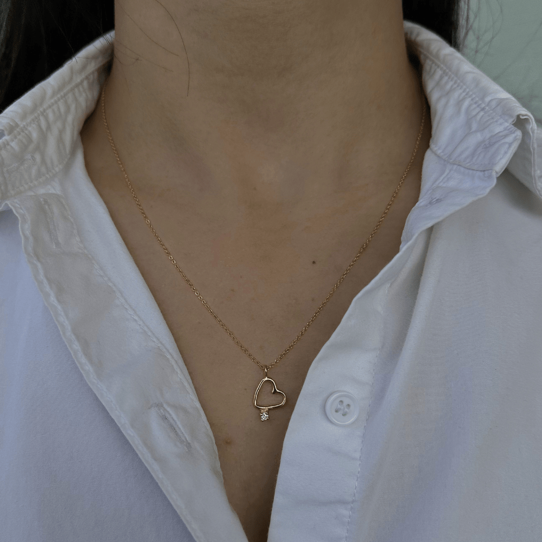 ETERNAL LOVE GOLD NECKLACE - COLLARES - Malandra Jewelry - VCC268-VCCS