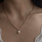 ETHEREAL GOLD PEARL NECKLACE - COLLARES - Malandra Jewelry - TC1838