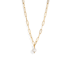 ETHEREAL GOLD PEARL NECKLACE - COLLARES - Malandra Jewelry - TC1838
