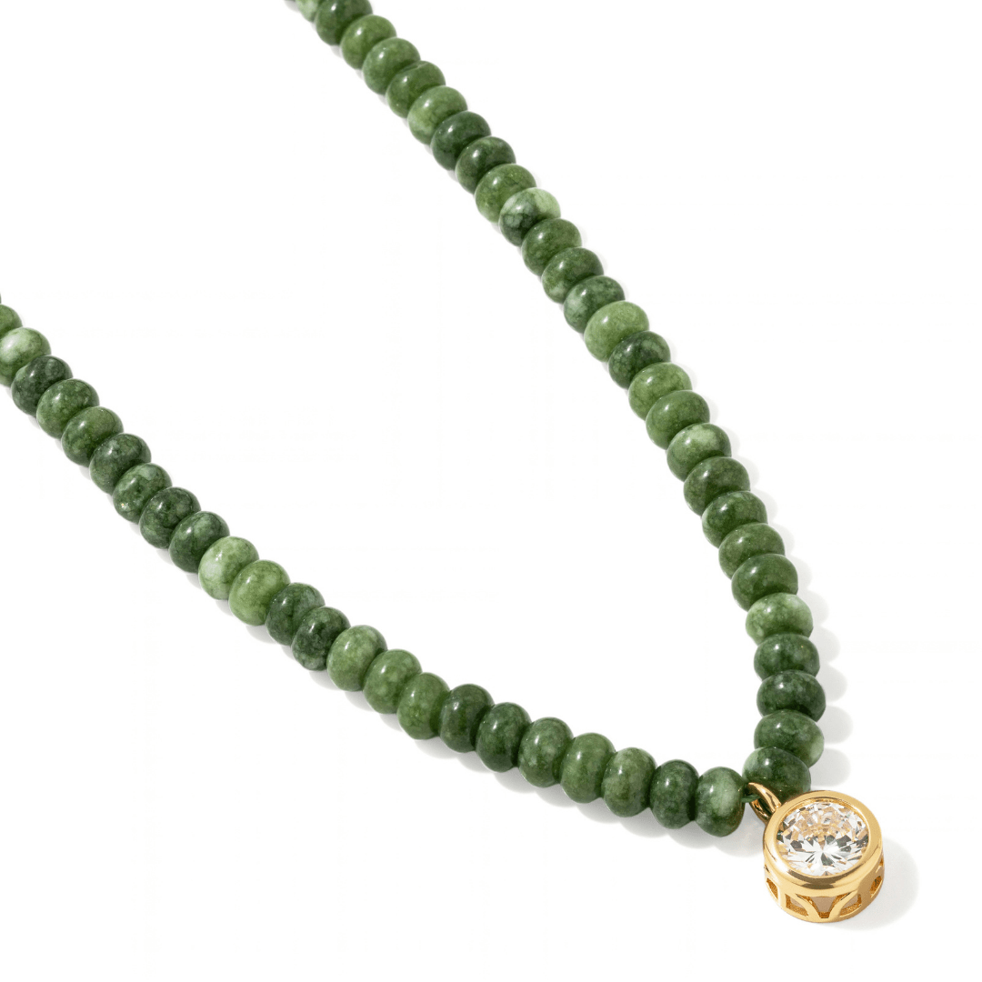 Everglade Jasper Gaia Necklace - COLLARES - Malandra Jewelry - TC2694