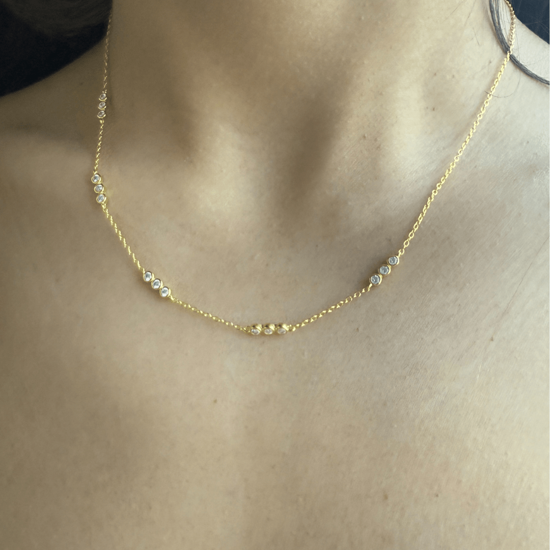FIFTH RADIANCE NECKLACE - COLLARES - Malandra Jewelry - ERC104 - 60306722203C