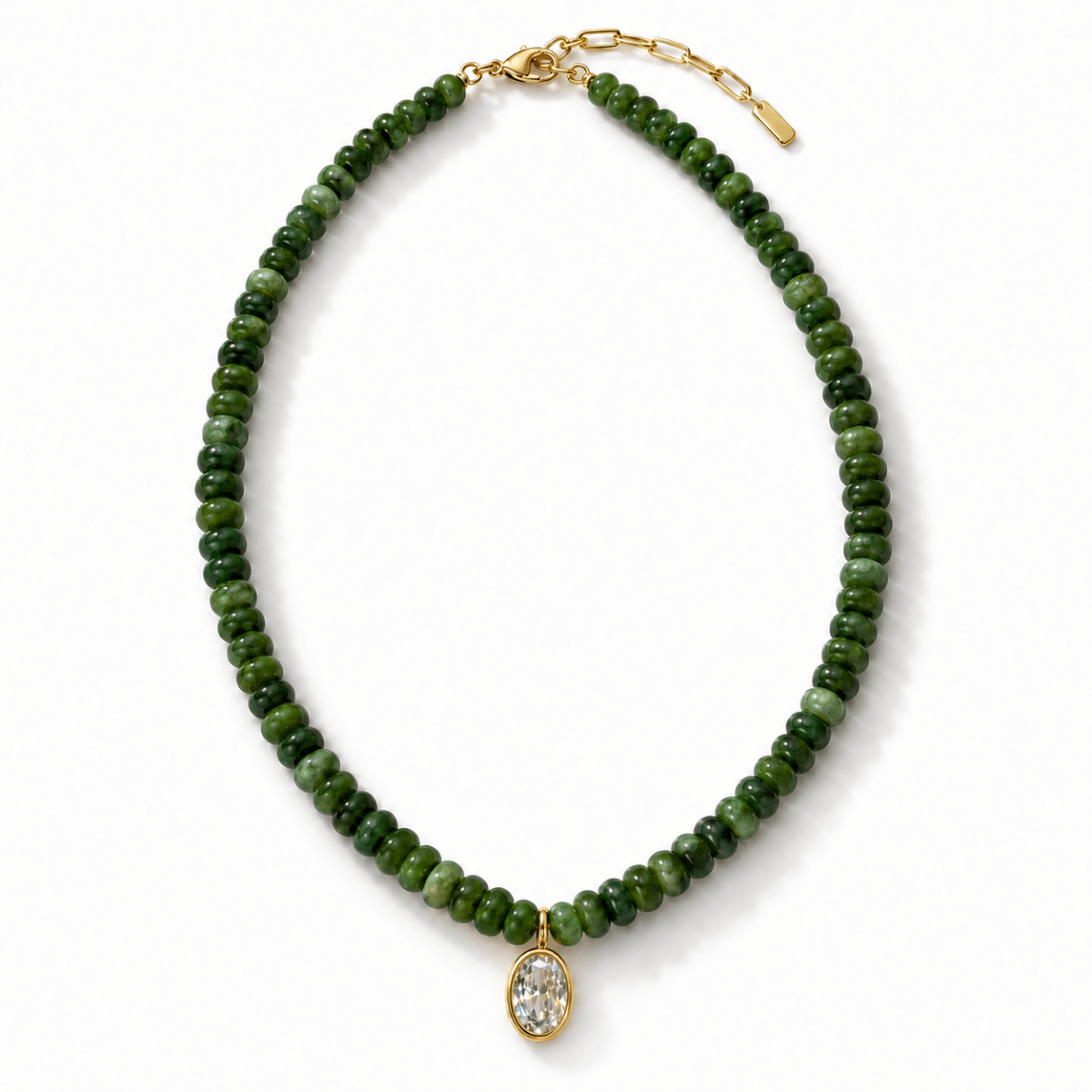 Forest Jade Gaia Necklace - COLLARES - Malandra Jewelry - TC2715