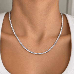 Frost Moissanite Tennis Necklace - COLLARES - Malandra Jewelry - LSC30.P-HKG0010