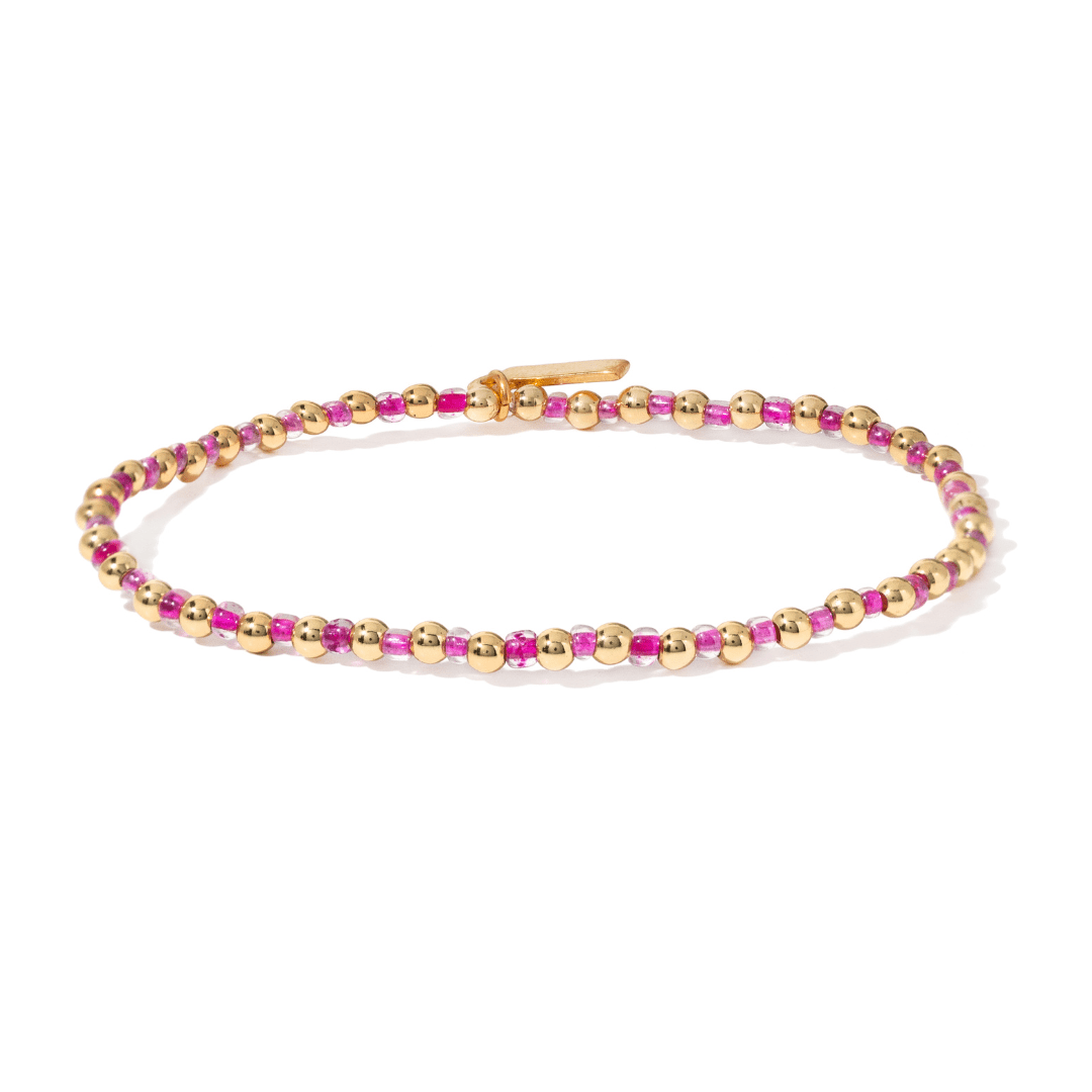 Fuchsia Crush Bracelet - PULSERAS - Malandra Jewelry - TP2498