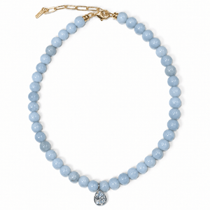 Gaia Ocean Aquamarine Necklace - COLLARES - Malandra Jewelry - TC2654