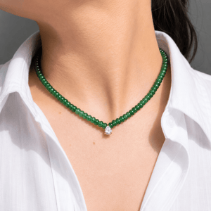 GARDEN AGATE GAIA NECKLACE - COLLARES - Malandra Jewelry - LNC2