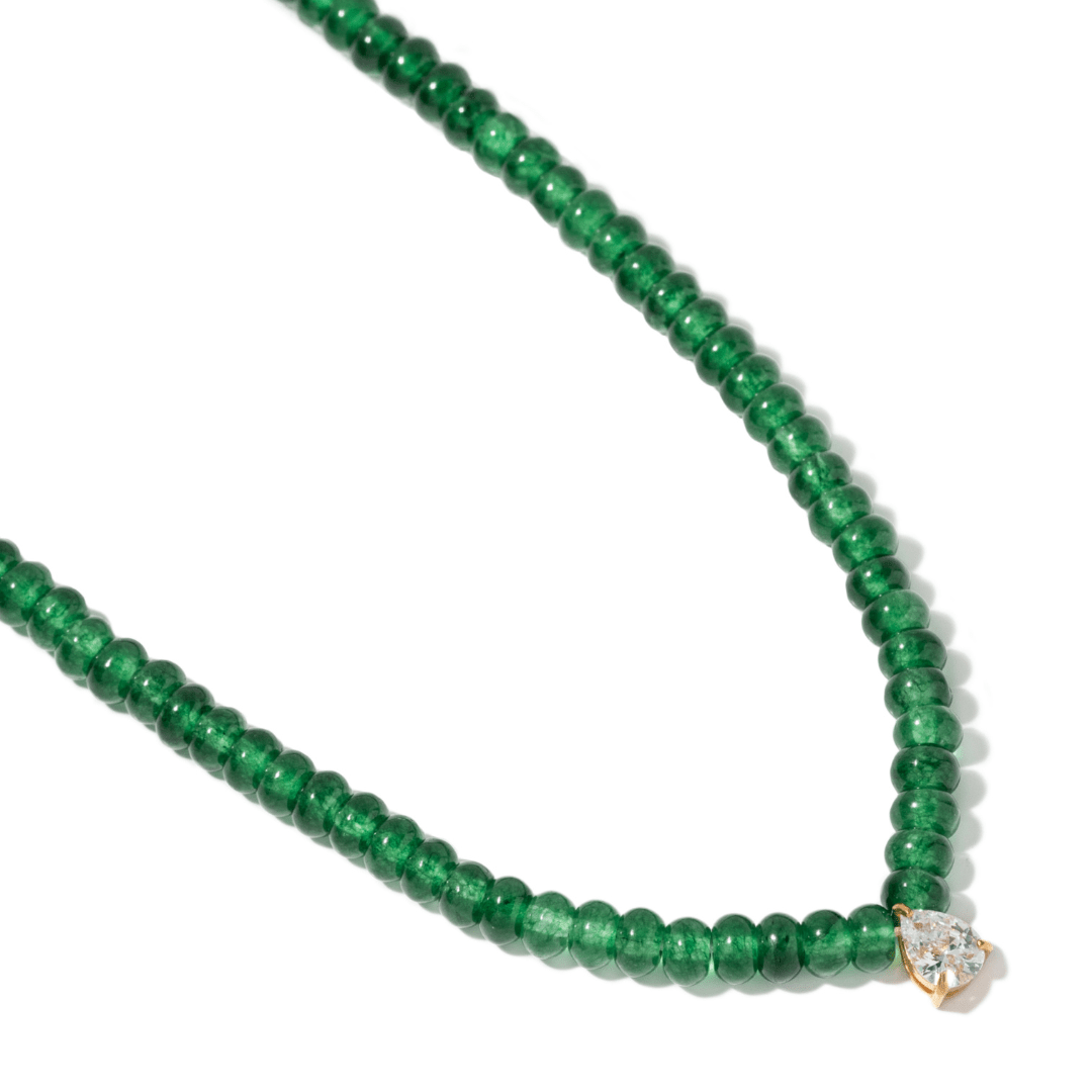 GARDEN AGATE GAIA NECKLACE - COLLARES - Malandra Jewelry - LNC2