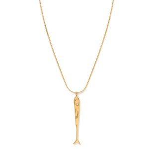 GILDED FISH NECKLACE - COLLARES - Malandra Jewelry - EUWC544-JDN0103316