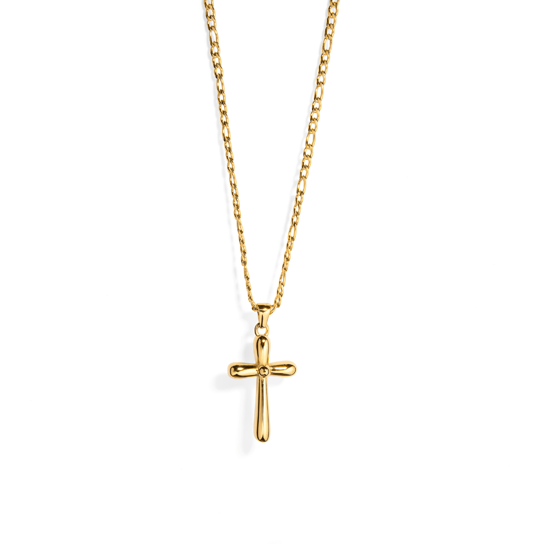 GLAM CROSS NECKLACE - COLLAR - Malandra Jewelry - AC1427 - H85225