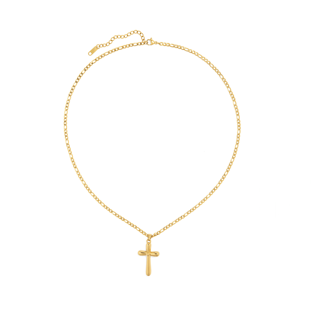 GLAM CROSS NECKLACE - COLLAR - Malandra Jewelry - AC1427 - H85225