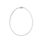 GLIMMER SILVER TENNIS NECKLACE - COLLARES - Malandra Jewelry - EAWC117.P - MMN324