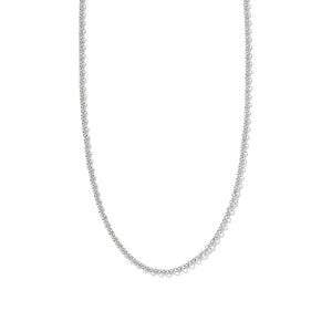 GLOW CHAIN SILVER NECKLACE - COLLARES - Malandra Jewelry - EYHC179.P