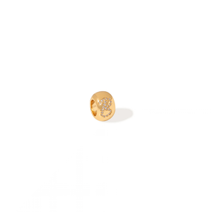 GLOW INITIAL CHARM - DIJES - Malandra Jewelry - EYHD148.B-Model 2