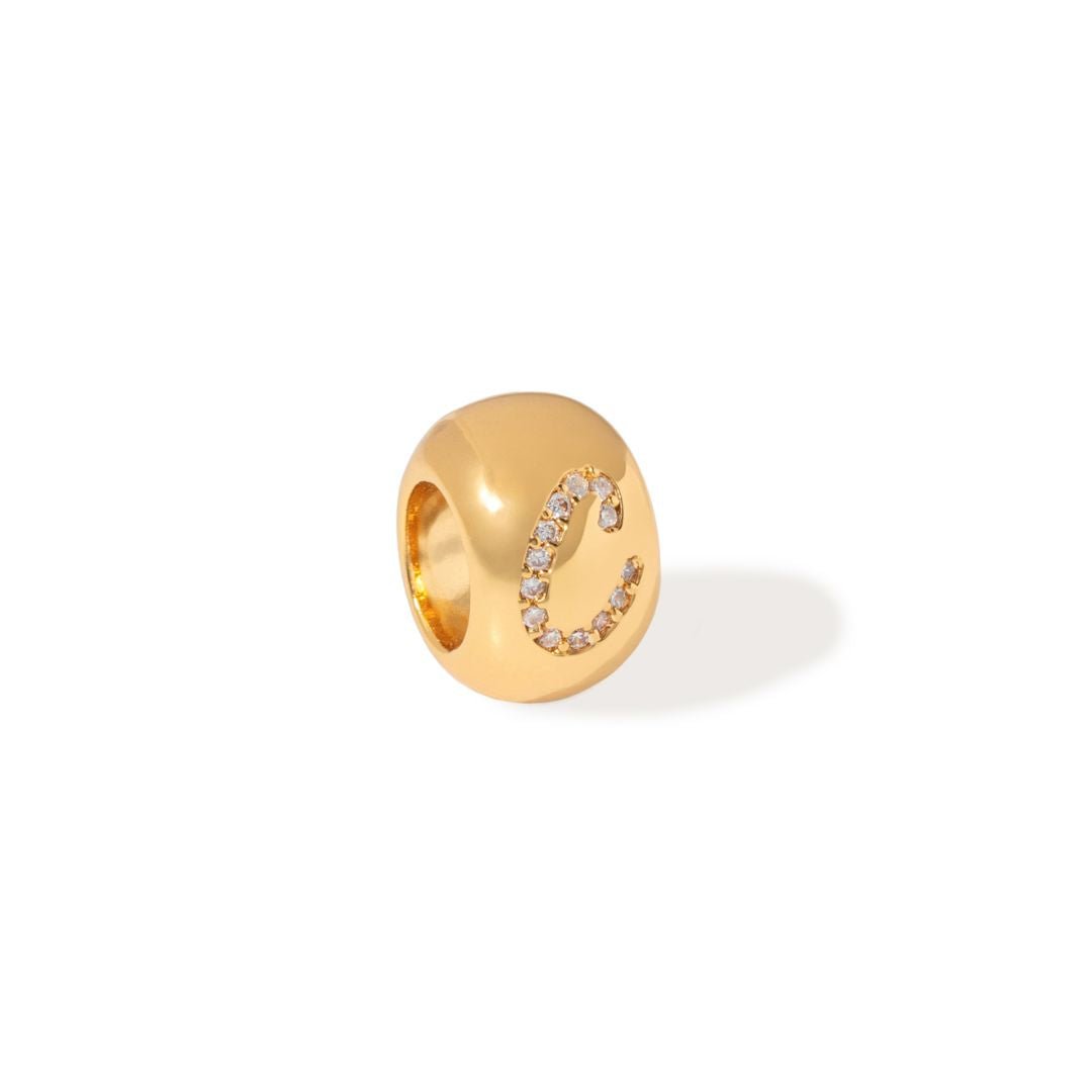 GLOW INITIAL CHARM - DIJES - Malandra Jewelry - EYHD148.C-Model 2