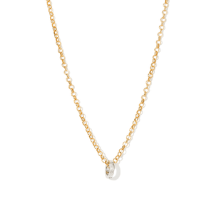 GLOW RING CHARM NECKLACE - COLLARES - Malandra Jewelry - TC2253/ICD558.P