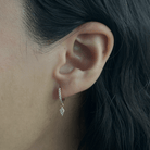 GLOWING RHOMBI HUGGIES - ARETES - Malandra Jewelry - ERA111 - 60247201580C
