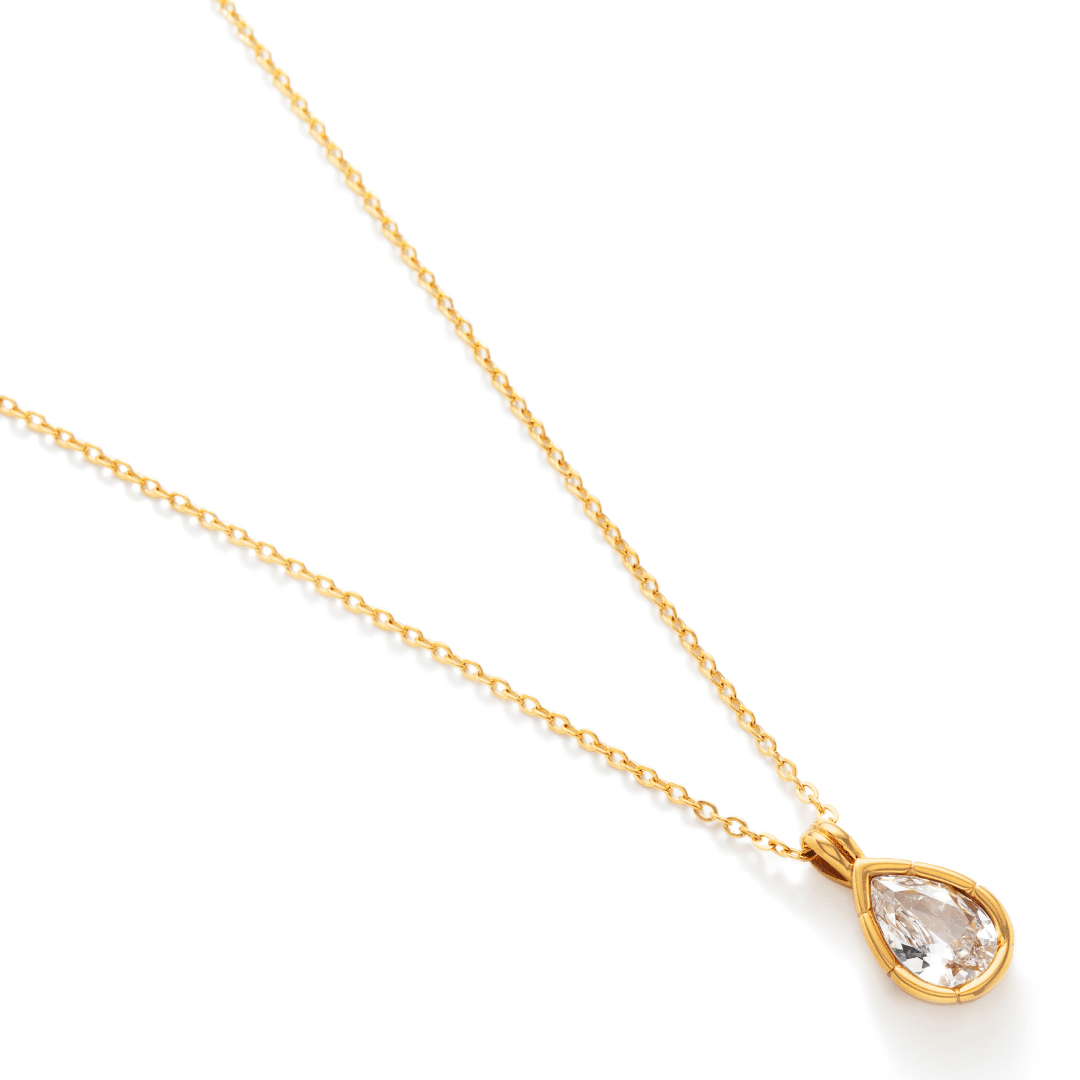 Gold Allure Drop Necklace - COLLARES - Malandra Jewelry - EUWC605-JDN0104306-1
