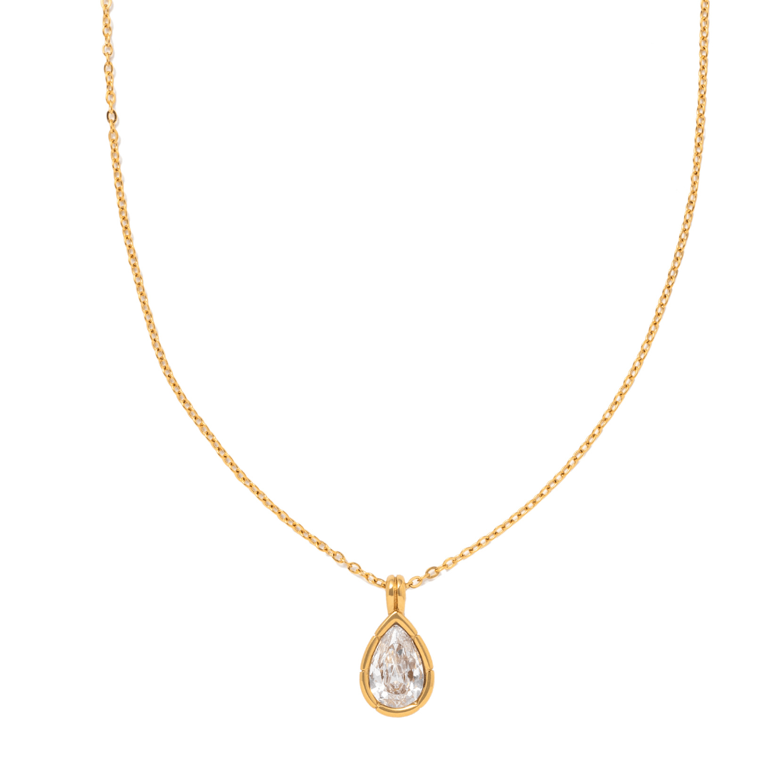 Gold Allure Drop Necklace - COLLARES - Malandra Jewelry - EUWC605-JDN0104306-1