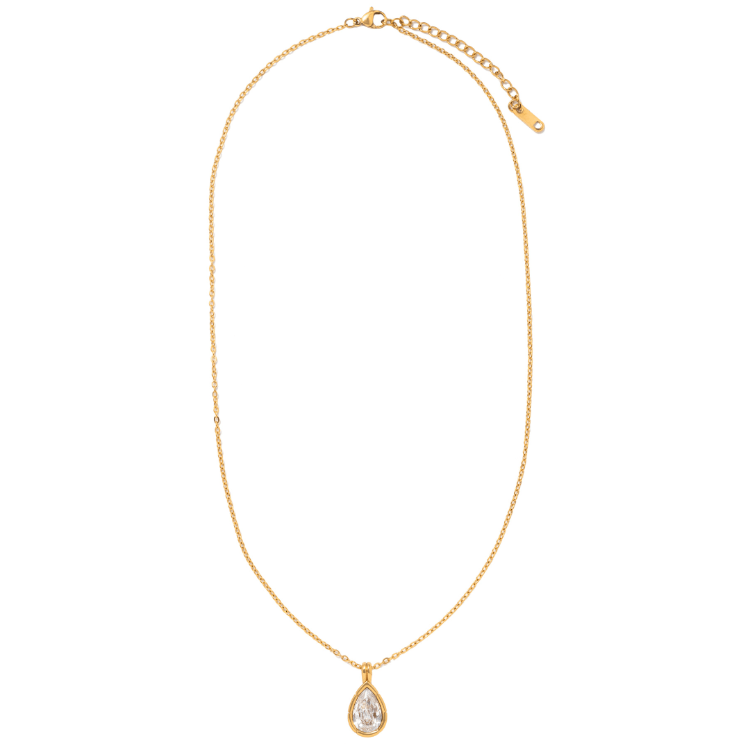 Gold Allure Drop Necklace - COLLARES - Malandra Jewelry - EUWC605-JDN0104306-1