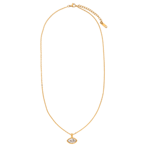 Gold Allure Marquise Necklace - COLLARES - Malandra Jewelry - EUWC604-JDN0104306-2