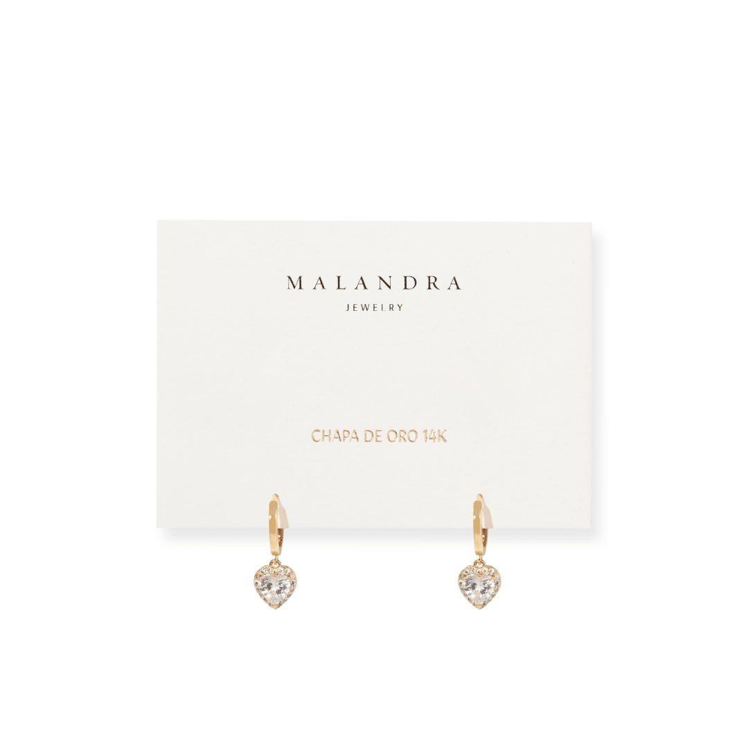 Gold Beloved Huggies - ARETES - Malandra Jewelry - ZWA144-QX08147Z