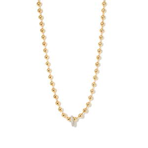 GOLD CHARM BEADS NECKLACE - COLLARES - Malandra Jewelry - EYHC138/ICC557.P