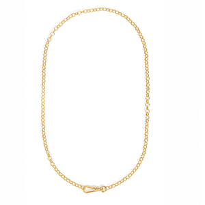 Gold Clasp Link Necklace - COLLARES - Malandra Jewelry - LGC34-N-C1015