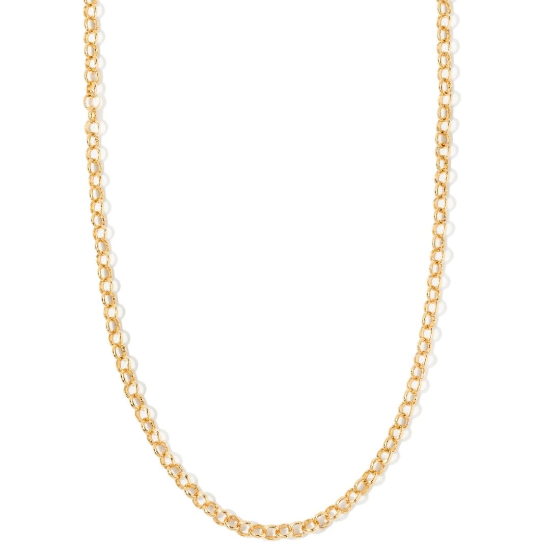 GOLD CLASSIC AURUM CHAIN - COLLARES - Malandra Jewelry - TC2218