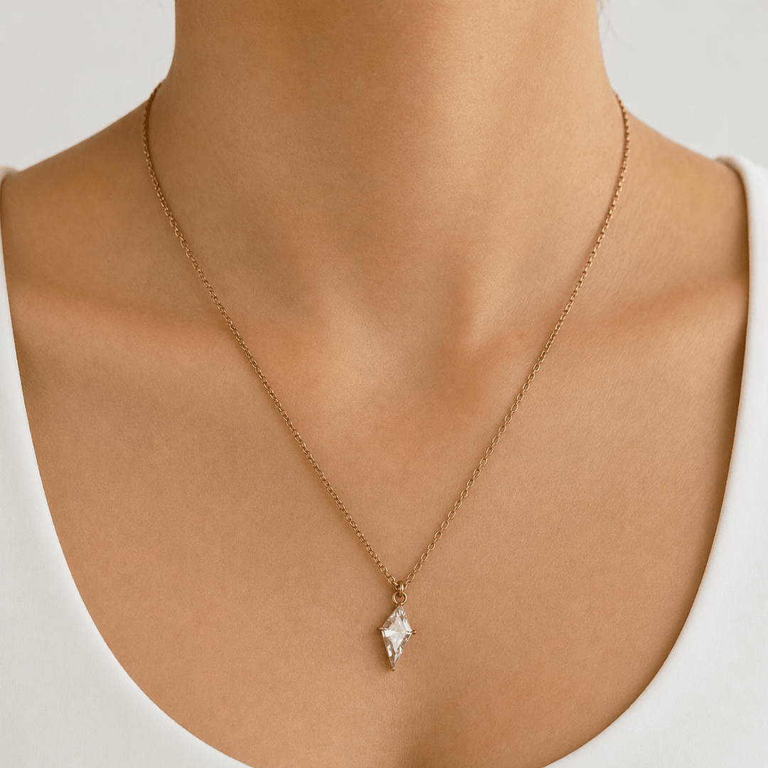 Gold Kite Gleam Necklace - COLLARES - Malandra Jewelry - EUWC633-JDN0306114