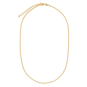 Gold Lustre Beaded Necklace - COLLARES - Malandra Jewelry - LSC17-HC41409