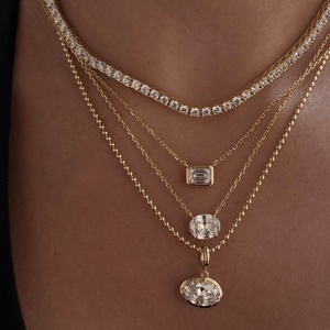 Gold Lustre Beaded Necklace - COLLARES - Malandra Jewelry - LSC17-HC41409