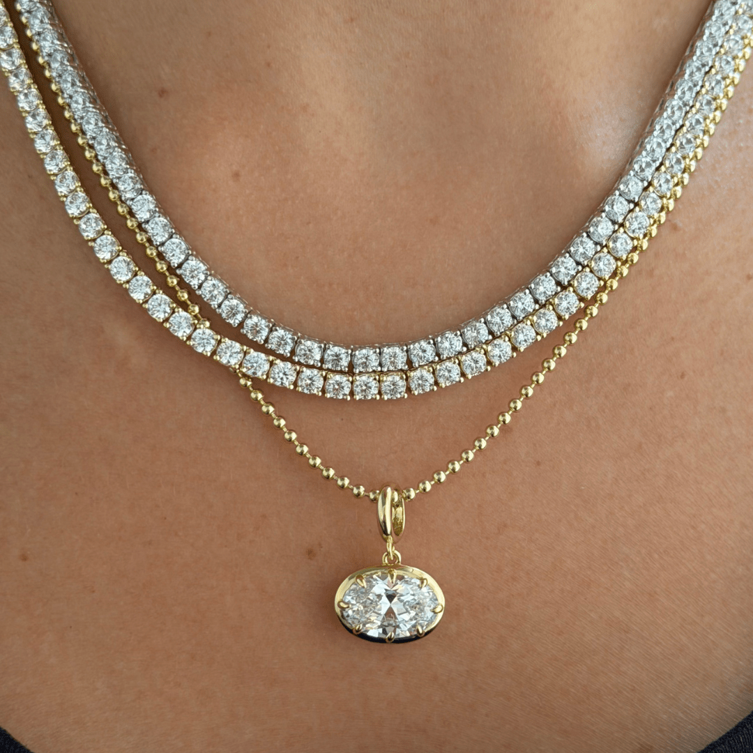 Gold Lustre Beaded Necklace - COLLARES - Malandra Jewelry - LSC17-HC41409