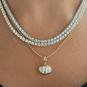 Gold Lustre Beaded Necklace - COLLARES - Malandra Jewelry - LSC17-HC41409
